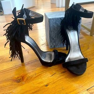 Amazing Jeffrey Campbell suede fringe stiletto 9.5